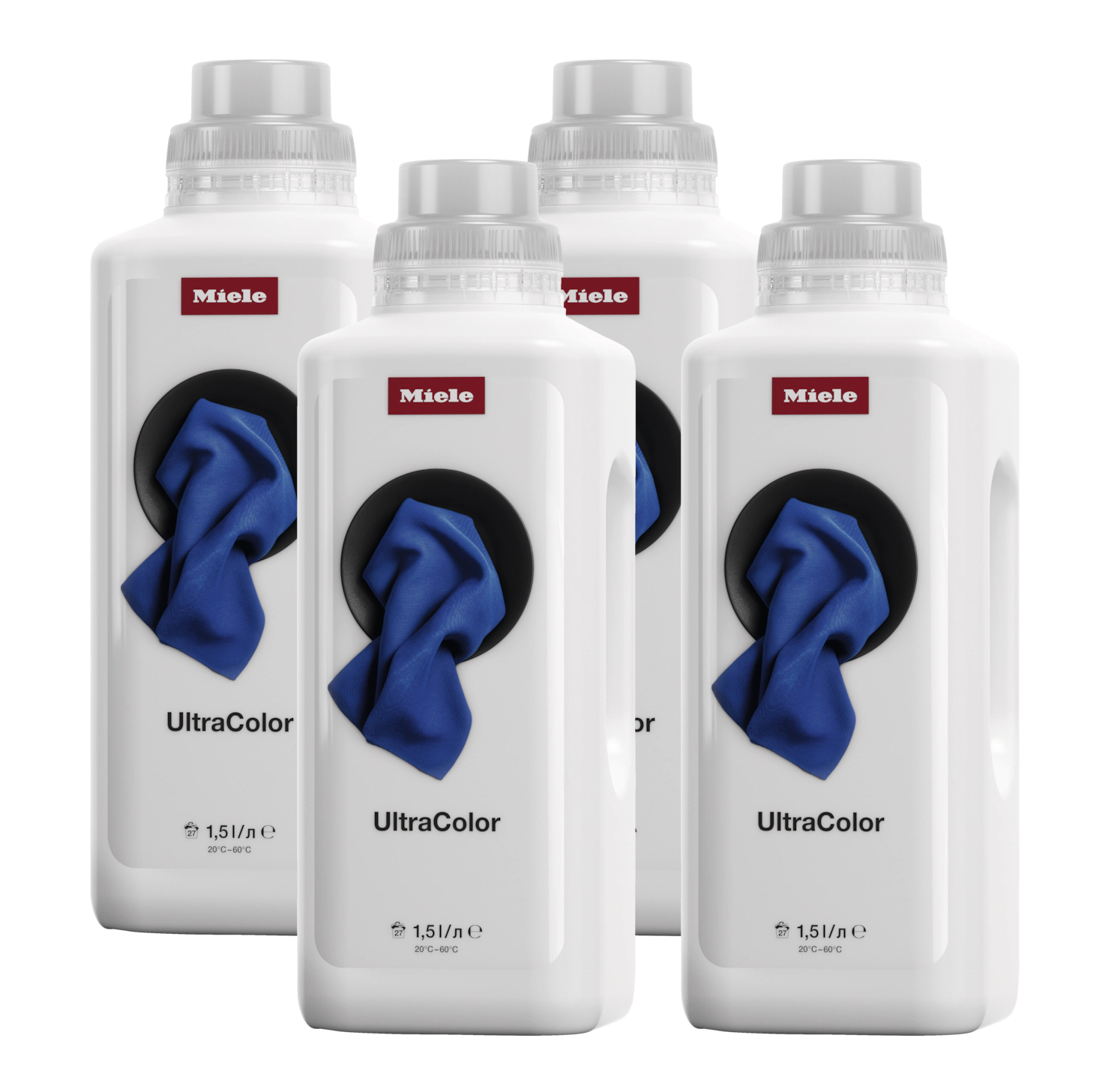 Набор для стирки цветного белья UltraColor Aqua WA UC 1501 L 1,5лх4 шт. Miele купить в Сургуте | Всегда в наличии! | Артикул 12647690 | Официальный сайт