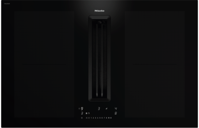 Панель конфорок со встроенной вытяжкой KMDA 7676 FL A BlackPerfection