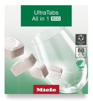 Таблетки для мытья посуды в ПММ Ultra Tabs All in 1 ECO GS CL 0602 T E 60 шт. Miele купить в Сургуте | Всегда в наличии! | Артикул 12279150 | Официальный сайт