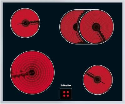 Варочная панель стеклокерамическая KM 6024 FR  черная Варочная панель стеклокерамическая KM 6024 FR  черная