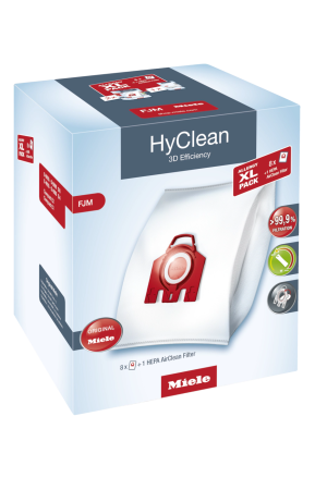 Комплект мешков пылесборников Allergy XL Pack 2 HyClean FJM + фильтр HA 50 Miele купить в Сургуте | Всегда в наличии! | Артикул 10632910 | Официальный сайт