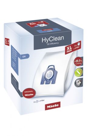 Комплект мешков пылесборников XL GN HyClean 3D Miele купить в Сургуте | Всегда в наличии! | Артикул 10455000 | Официальный сайт